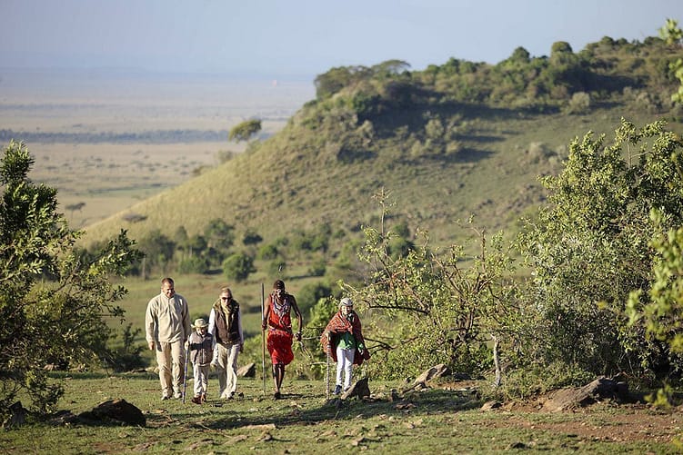 Walking Safari in Africa 14 Kenya_MasaiMara_andBeyondKichwaWalkingFamily1