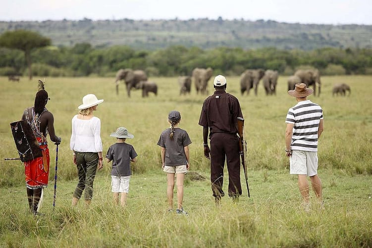 Walking Safari in Africa 13 mara-walking